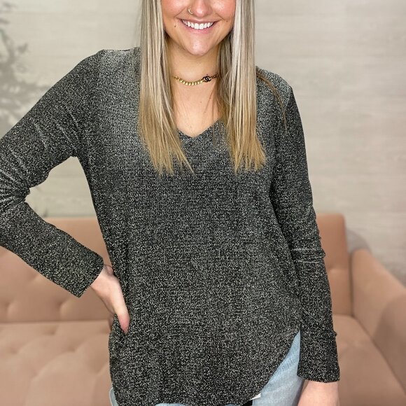 Z Supply Tops - Sammie Sparkle Top-Stardust